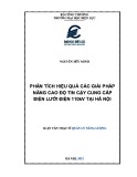 Luận văn Thạc sĩ Quản lý năng lượng: Phân tích hiệu quả các giải pháp nâng cao độ tin cậy cung cấp điện lưới điện 110kV tại Hà Nội