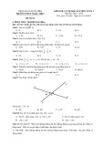 Đề thi học kì 1 môn Toán lớp 7 năm 2022-2023 - Trường THCS Ngọc Thuỵ