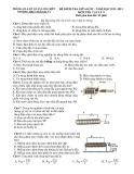 Đề thi giữa học kì 2 môn Vật lí lớp 9 năm 2022-2023 - Trường THCS Ngô Gia Tự