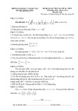 Đề thi khảo sát vào lớp 10 môn Toán năm 2023-2024 có đáp án (Lần 2) - Phòng GD&ĐT huyện Hoằng Hóa