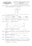 Đề thi KSCL môn Toán lớp 12 năm 2022-2023 có đáp án (Lần 1) - Trường THPT Thái Phiên, Hải Phòng