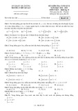 Đề thi học kì 2 môn Toán lớp 12 năm 2022-2023 có đáp án - Trường THPT Kẻ Sặt, Hải Dương