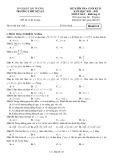 Đề thi học kì 2 môn Toán lớp 11 năm 2022-2023 có đáp án - Trường THPT Kẻ Sặt, Hải Dương