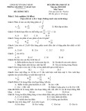 Đề thi học kì 2 môn Toán lớp 6 năm 2022-2023 có đáp án - Phòng GD&ĐT Kim Thành