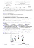 Đề thi học kì 2 môn Sinh học lớp 10 năm 2022-2023 - Trường THPT Lương Ngọc Quyến, Thái Nguyên