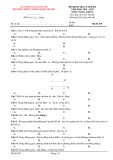 Đề thi học kì 2 môn Toán lớp 12 năm 2022-2023 - Trường THPT Lương Ngọc Quyến, Thái Nguyên