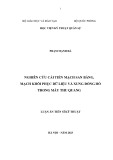 Luận án Tiến sĩ Kỹ thuật: Nghiên cứu cải tiến mạch san bằng, mạch khôi phục dữ liệu và xung đồng hồ trong máy thu quang