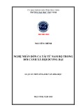 Luận án Tiến sĩ Văn hóa học: Nghệ nhân Đờn ca Tài tử Nam Bộ trong bối cảnh xã hội đương đại