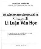 Chuyên đề Lí luận văn học - Bồi dưỡng học sinh giỏi qua các kì thi