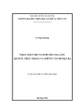 Luận án Tiến sĩ Tôn giáo học: Phật giáo Việt Nam huyện Gia Lâm: Lịch sử, thực trạng và những vấn đề đặt ra