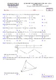 Đề thi thử tốt nghiệp THPT môn Toán năm 2022-2023 (Lần 2) - Sở GD&ĐT Nghệ An (Mã đề 122)