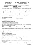 Đề thi thử tốt nghiệp THPT môn Vật lý năm 2022-2023 - Sở GD&ĐT Nghệ An (Mã đề 205)