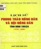 Ebook Lịch sử phong trào nông dân và hội nông dân tỉnh Bình Thuận (1930-2000)