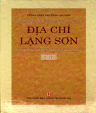 Ebook Địa chí Lạng Sơn: Phần 1