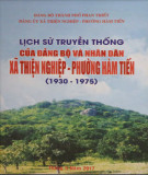 Ebook Lịch sử truyền thống của Đảng bộ và nhân dân xã Thiện Nghiệp, phường Hàm Tiến (1930-1975): Phần 2