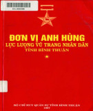 Ebook Đơn vị anh hùng lực lượng vũ trang nhân dân tỉnh Bình Thuận: Phần 1