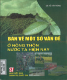 Một số vấn đề ở nông thôn cần bàn ở nước ta hiện nay: Phần 1