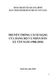 Ebook Truyền thống cách mạng của Đảng bộ và nhân dân xã Tân Nam (1988-2018)