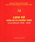 Ebook Lịch sử Đảng bộ xã Phương Thiện (1945-2018): Phần 1