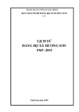 Ebook Lịch sử Đảng bộ xã Hương Sơn (1945-2015)