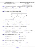 Đề ôn thi tốt nghiệp THPT môn Toán năm 2023 - Trường THPT Thủ Khoa Huân