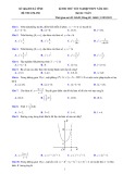 Đề thi thử tốt nghiệp THPT môn Toán năm 2023 có đáp án - Sở GD&ĐT Hà Tĩnh (Đề thi Online)