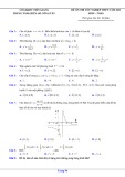 Đề ôn thi tốt nghiệp THPT môn Toán năm 2023 - Trung tâm GDTX Gò Công Tây