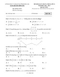 Đề thi KSCL môn Toán lớp 12 năm 2022-2023 có đáp án - Sở GD&ĐT Đắk Lắk