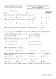 Đề thi học kì 2 môn Toán lớp 12 năm 2022-2023 - Trường THPT Phan Ngọc Hiển