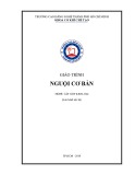 Giáo trình Nguội cơ bản (Nghề: Cắt gọt kim loại) - Trường CĐ nghề Thành phố Hồ Chí Minh