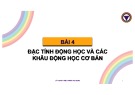 Bài giảng Lý thuyết điều khiển tự động: Bài 4