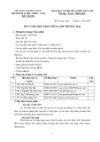 Đề cương học phần Tiếng Anh thương mại