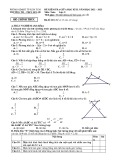 Đề thi giữa học kì 2 môn Toán lớp 8 năm 2022-2023 - Trường TH-THCS Lê Lợi
