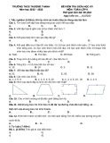 Đề thi giữa học kì 1 môn Toán lớp 6 năm 2022-2023 có đáp án - Trường THCS Thượng Thanh (Đề 2)