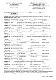Đề thi học kì 2 môn Tiếng Anh lớp 12 năm 2022-2023 có đáp án - Trường THPT Ngô Gia Tự (Hệ 10 năm)