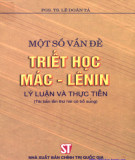 Nghiên cứu lý luận một số vấn đề triết học Mác - Lênin: Phần 2