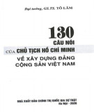 Ebook 130 câu nói của Chủ tịch Hồ Chí Minh về xây dựng Đảng Cộng sản Việt Nam