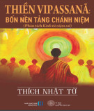 Thiền Vipassanā: Bốn nền tảng chánh niệm (Phân tích Kinh tứ niệm xứ): Phần 1