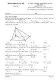 Đề thi KSCL môn Toán lớp 11 năm 2022-2023 có đáp án (Lần 2) - Trường THPT Nguyễn Trãi, Thanh Hoá