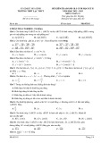 Đề thi học kì 2 môn Toán lớp 11 năm 2022-2023 có đáp án - Trường THPT Lạc Thủy, Hòa Bình