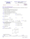 Đề thi học kì 2 môn Toán lớp 11 năm 2022-2023 - Trường THPT Hà Huy Tập
