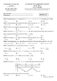 Đề thi thử tốt nghiệp THPT môn Toán năm 2023 - Sở GD&ĐT Cà Mau