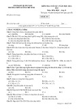 Đề thi học kì 2 môn Hóa học lớp 11 năm 2022-2023 - Trường THPT Lương Thế Vinh, Quảng Nam