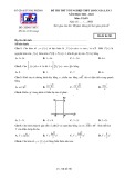 Đề thi thử tốt nghiệp THPT môn Toán năm 2022-2023 (Lần 3) - Sở GD&ĐT Hải Phòng