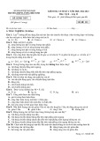 Đề thi học kì 2 môn Vật lý lớp 10 năm 2022-2023 - Trường THPT Lương Thế Vinh, Quảng Nam