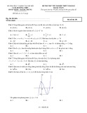 Đề thi thử tốt nghiệp THPT môn Toán năm 2023 - Sở GD&ĐT Hà Nội