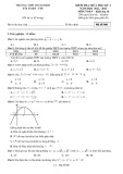 Đề thi giữa học kì 2 môn Toán lớp 10 năm 2022-2023 - Trường THPT Hồ Nghinh
