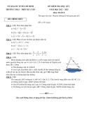 Đề thi học kì 1 môn Toán lớp 8 năm 2022-2023 có đáp án - Trường THCS-THPT Duy Tân