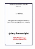 Luận văn Thạc sĩ Kinh doanh và quản lý: Hoàn thiện công tác đánh giá rủi ro tại Trung tâm Công nghệ thông tin - Agribank