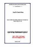 Luận văn Thạc sĩ Kinh doanh và quản lý: Hoàn thiện hệ thống kiểm soát nội bộ tại Tổng công ty 319